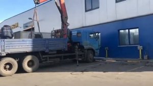 КМУ PALFINGER PK18500 в работе