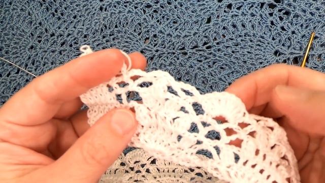 ПЛАТОК для ХРАМА , вязание крючком , Crochet Shawl  ( шапки№ 205)