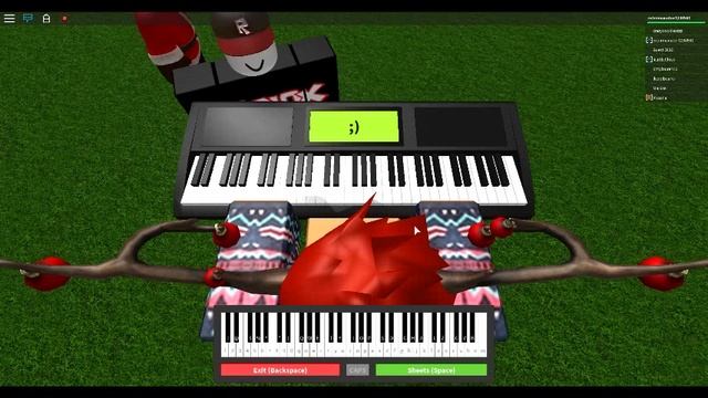 Gravity Falls Theme Song - Roblox Piano смотреть онлайн