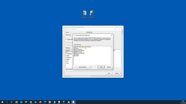 Excel'den Microsoft SQL server'a veri aktarın. Import data from Excel to SQL Server. смотреть онлайн