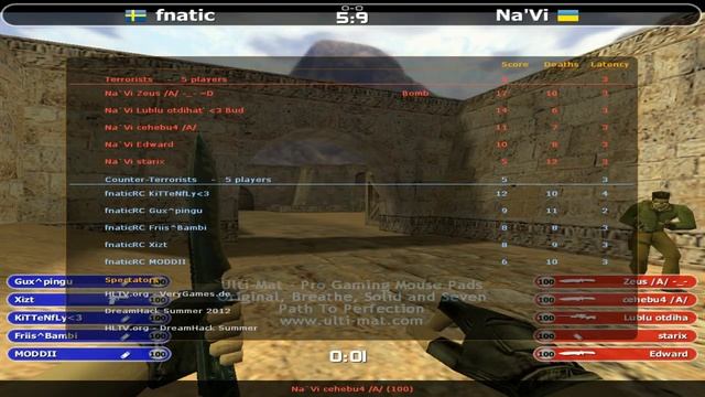 DH Summer 2012 Final - fnaticRC vs Na'Vi (dust2).flv смотреть онлайн