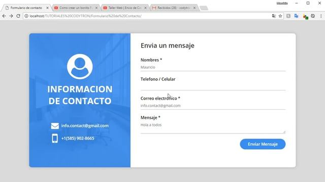 Como enviar un correo con PHP | En 20 minutos ( Facil y sencillo ) смотреть онлайн