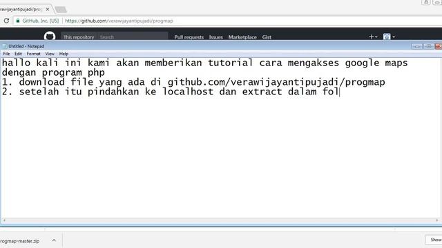 Tutorial mengakses Google Map menggunakan javascript php смотреть онлайн