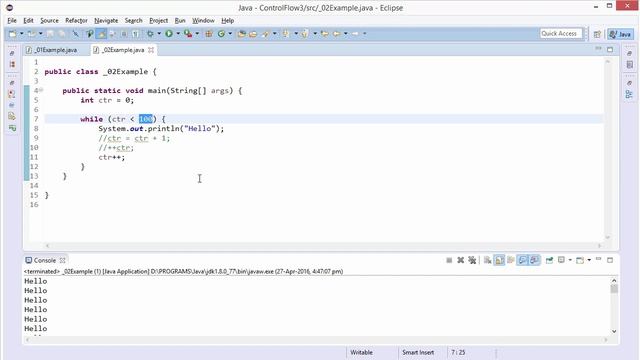 04. Looping Statements while 1 смотреть онлайн