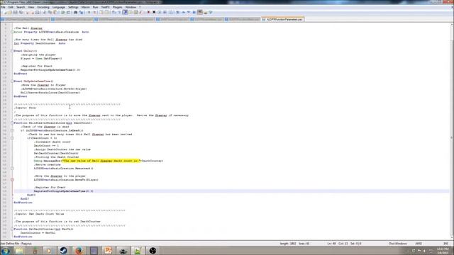 Skyrim Creation Kit Scripting Series: Papyrus Tutorials - Events/Functions Part 3.0 - Func Param смотреть онлайн