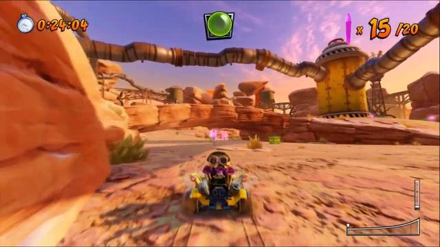 Crash Team Racing - ROCKY ROAD Purple CTR Token Crystal Grab (Nitro-Fueled PS4) смотреть онлайн