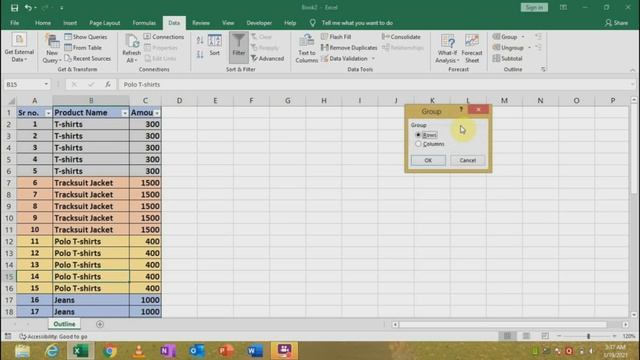 How to Use Group Ungroup Subtotal In Excel in Hindi | Group ungroup Subtotal in excel| Outline exce смотреть онлайн