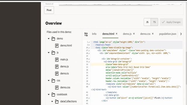 How to import and use Data Grid instead of table component in Oracle Visual Builder ? | oj-data-gri смотреть онлайн