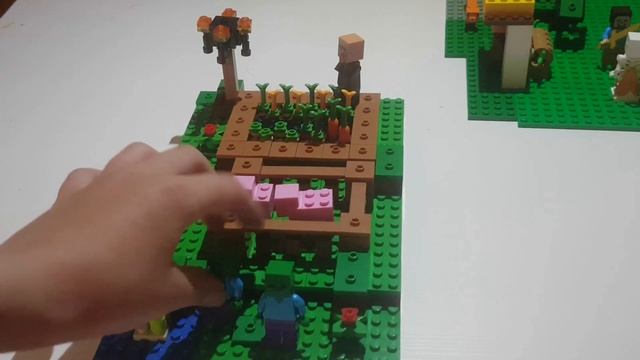 BELA среда #1. Обзор BELA Minecraft деревня. Аналог Lego 21128 смотреть онлайн