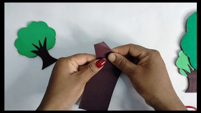 Paper Tree for School Project/3D Paper Tree for model/paper tree craft/Easy diy paper tree смотреть онлайн