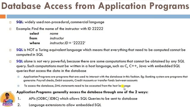 Database Access from Application Program | SQL | API -ODBC & JDBC| Embedded SQL|Lect 5 |Shanu Kutta смотреть онлайн