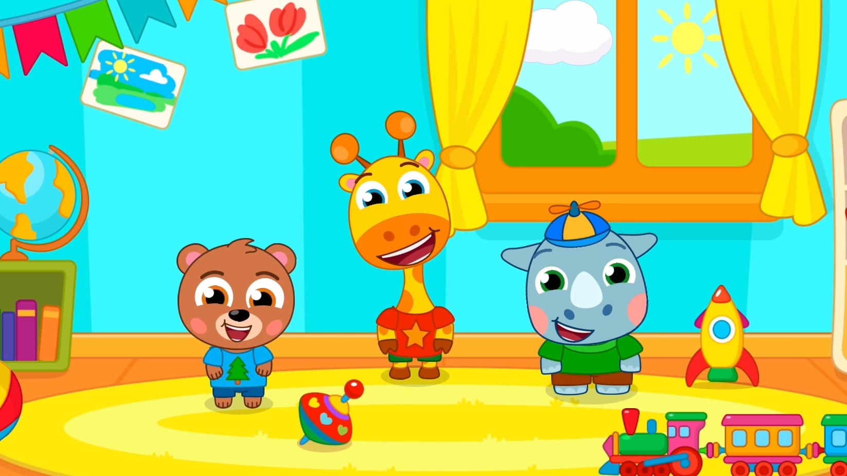 Детский сад - развивающая игра | Мультфильм для детей смотреть онлайн