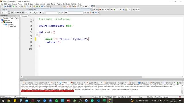 Задание Hello Python смотреть онлайн