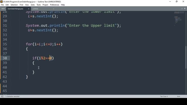 Loops in JAVA || Print Even or Odd Numbers in the given range смотреть онлайн