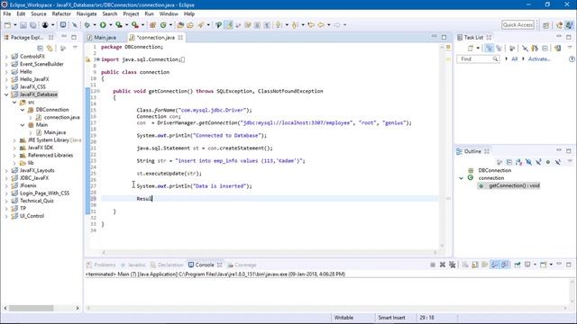 Insert and Update Query смотреть онлайн