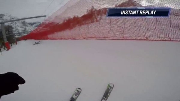 Катание на лыжах Larsen Ларсен Тинь, Франция 2015