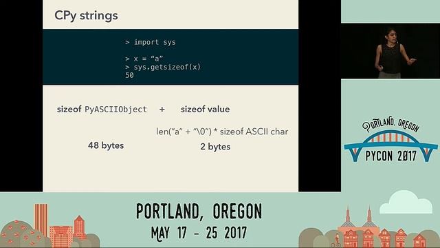 Kavya Joshi The Memory Chronicles A Tale of Two Pythons PyCon 2017 смотреть онлайн