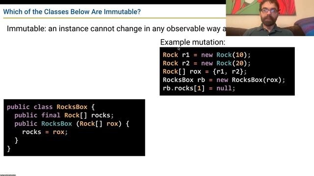 CS61B - Hashing 2 - Video 6 - Mutable vs. Immutable Types смотреть онлайн