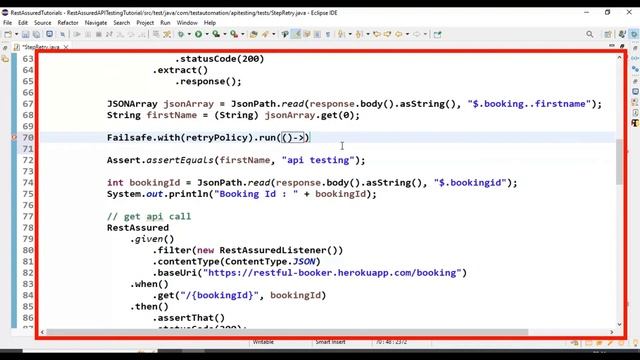 How to Retry ReRun Steps in Automation Testing Framework | Chapter-13 | Rest Assured | Selenium смотреть онлайн