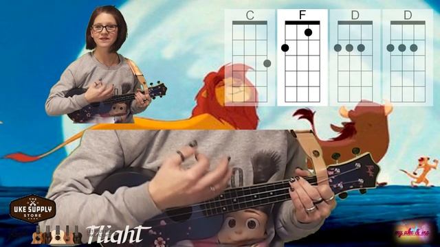 Ukulelen Tutorial Hakuna Matata смотреть онлайн