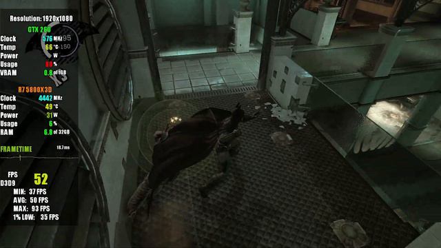 NVIDIA GTX 260 896 MB - BATMAN: ARKHAM ASYLUM (2010) смотреть онлайн