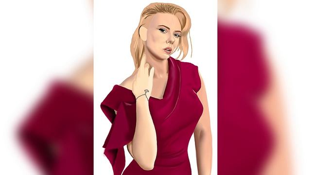 Рисую Скарлетт Йоханссон | Drawing Scarlett Johansson смотреть онлайн