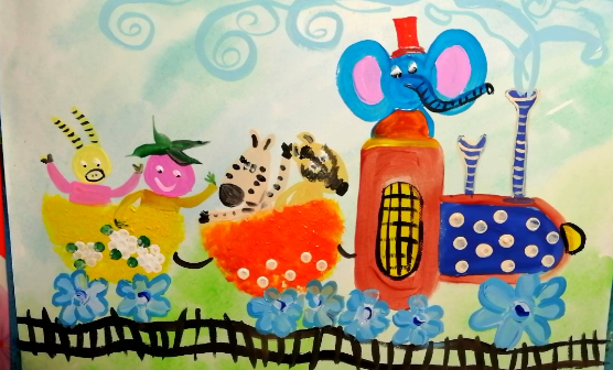 Как нарисовать сказочный паровозик смотреть онлайн