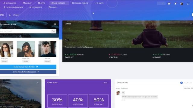 Bootstrap Admin Templates Dashboard UI Web App – VoiceX смотреть онлайн