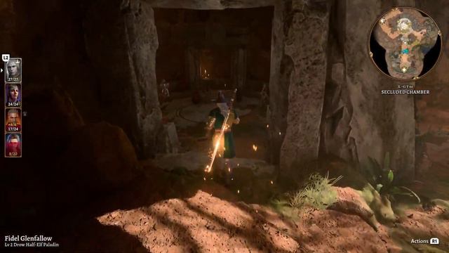 Baldur's Gate 3 [Paladin of Selune Good Durge] 3 - Saving Kagha from the Shadow Druids and Herself смотреть онлайн