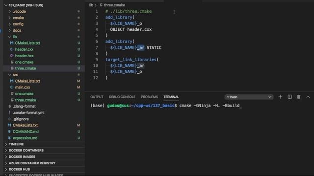 Hello, Object Library! How to Create and Use The Object File in CMake "basic_137" смотреть онлайн