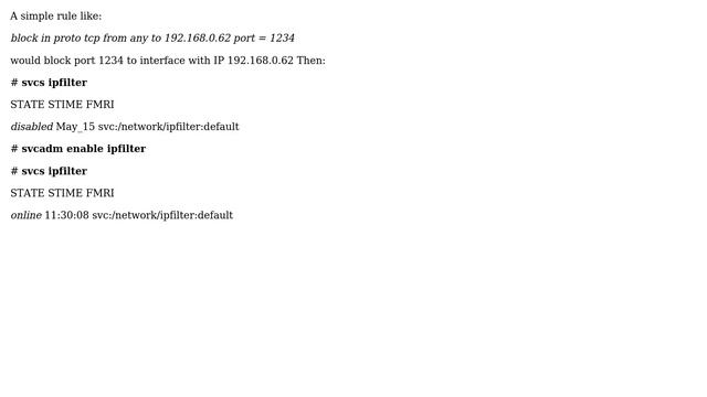 Solaris firewall rules to block a port from external access (2 Solutions!!) смотреть онлайн