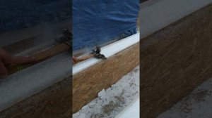 Выборка пенопласта в СИП панели