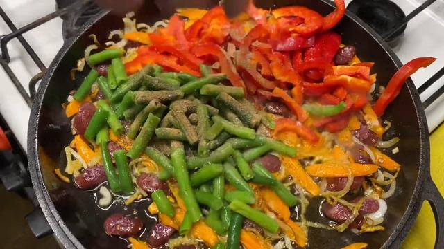 Кускус ПТИТИМ с овощами в КАЗАНЕ