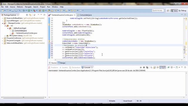 JAVA SWING - JComboBox Objetos - TU PROFESOR - COOKING SOFTWARE смотреть онлайн