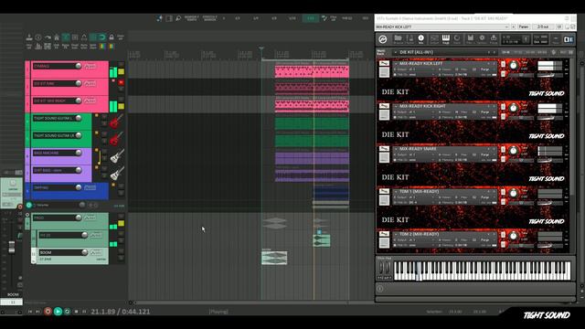 TIGHT SOUND DIE DRUMKIT (METAL DRUM SAMPLES) смотреть онлайн