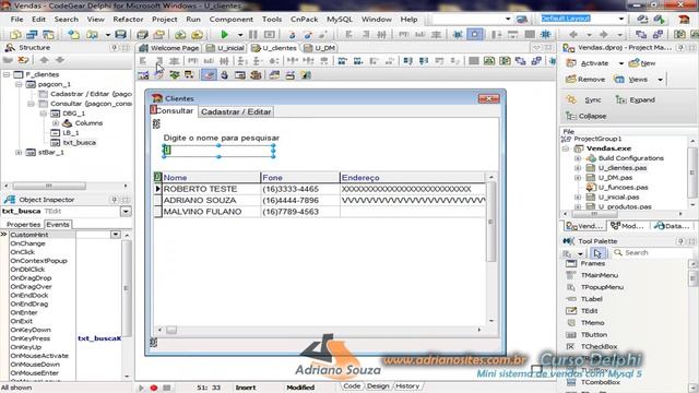 Curso Delphi com mysql aula 18 смотреть онлайн