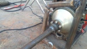 Самодельный лодочный мотор болотоход