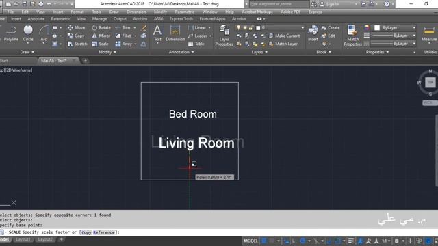 Text in Autocad | كتابة النصوص في الأوتوكاد смотреть онлайн