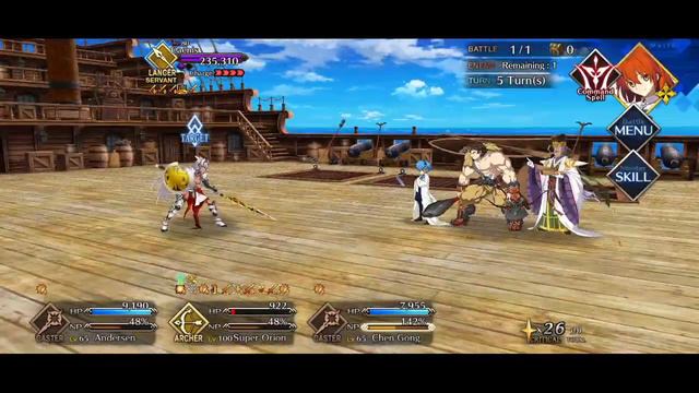 [FGO NA] Lostbelt 5 Atlantis: Caenis vs Lancelot смотреть онлайн