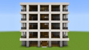 Майнкрафт - Как построить современный многоквартирный дом. Minecraft