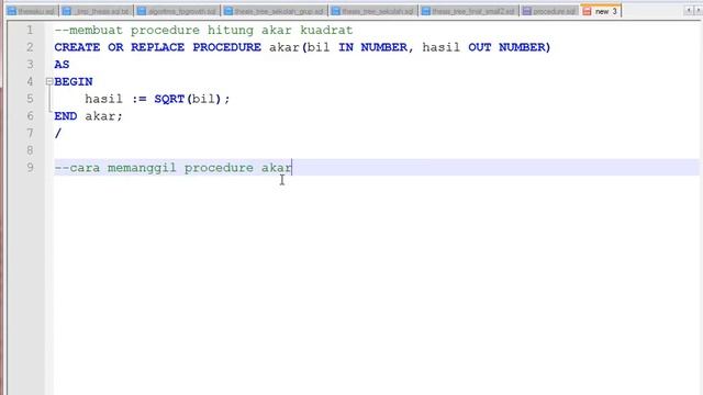 Membuat Oracle Stored Procedure untuk Menghitung Nilai Akar Kuadrat смотреть онлайн