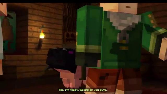 Lets Play! MineCraft Story Mode Episode 1 Part 1!!! смотреть онлайн