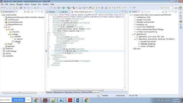 Multiple Controllers Program in Spring MVC (Hindi) | Spring MVC Tutorial Hindi | #8 смотреть онлайн