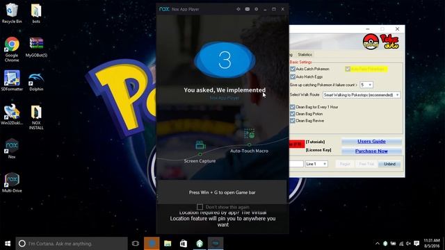 AUTO PLAY BOT Pokemon Go Nox App Player Test PokeAuto смотреть онлайн