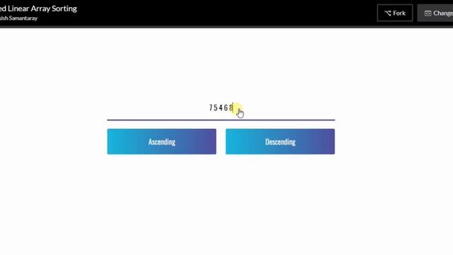 Animated Linear Array Sorting. смотреть онлайн