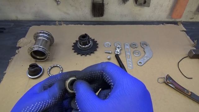 Как собрать заднюю втулку велосипеда типа Торпедо, ХВЗБ, ММВЗ, Трансмисия смотреть онлайн