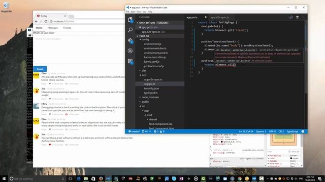 Learn Angular 2 in 21 Days: Day 19 End To End Testing with Protractor смотреть онлайн
