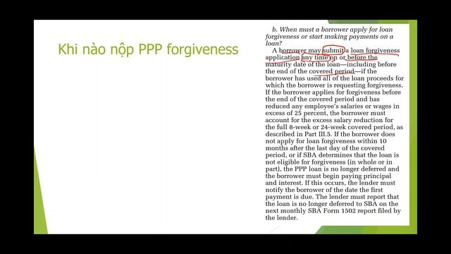 Ai nhận PPP trước JUNE 5 xin lưu ý I Khi nào nộp đơn PPP Forgiveness Xin MIỄN TRẢ, XÓA NỢ 100% смотреть онлайн