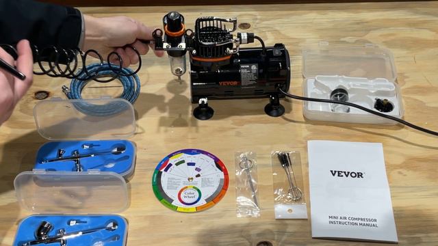 How To Use The Vevor Airbrush Paint System Mini Air Compressor