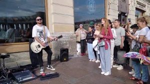 УЛИЧНЫЕ МУЗЫКАНТЫ СПб,гр.АЙДАХО(8) 24.08.23.